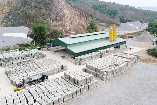 Sơn La: Gạch kh&ocirc;ng nung th&acirc;n thiện m&ocirc;i trường